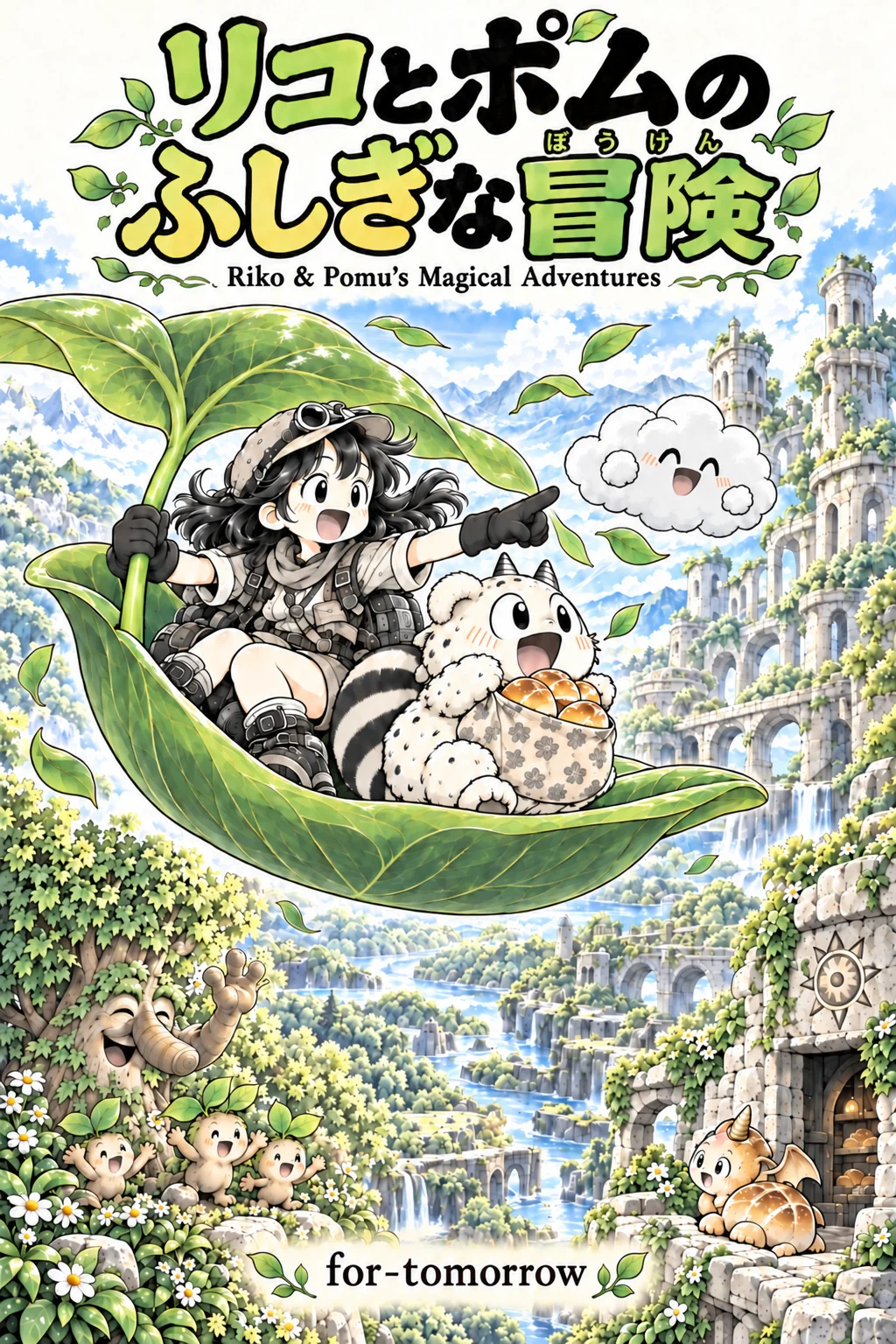 リコとポムのふしぎな冒険の表紙