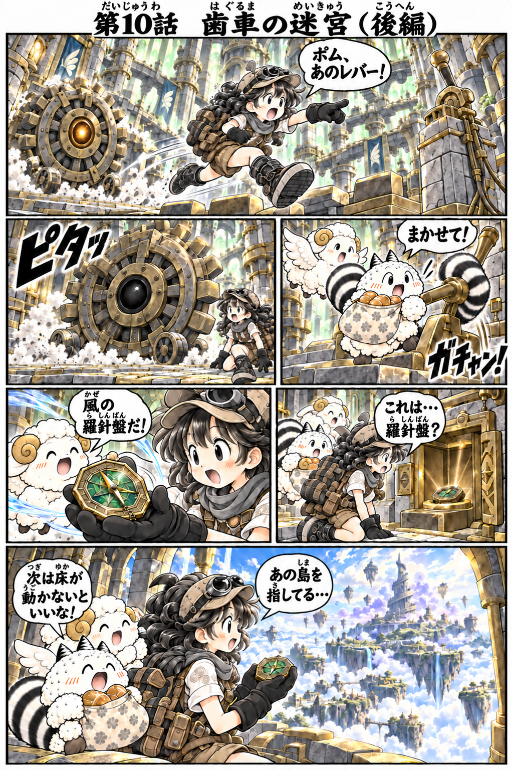 リコとポムのふしぎな冒険 第1部 本文 12 / 18（ふりがな付き）