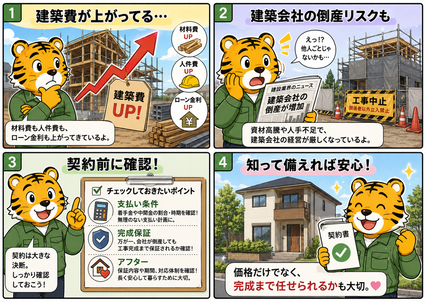 ハウスメーカー倒産が増加｜家を建てる前に知りたい住宅価格上昇と完成保証